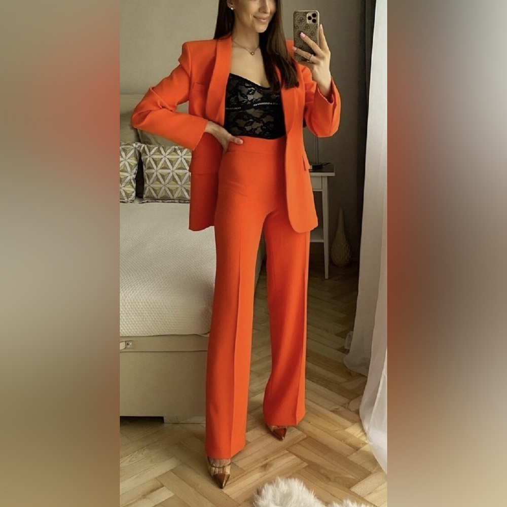 NEW Zara Fluid High Waisted Pants